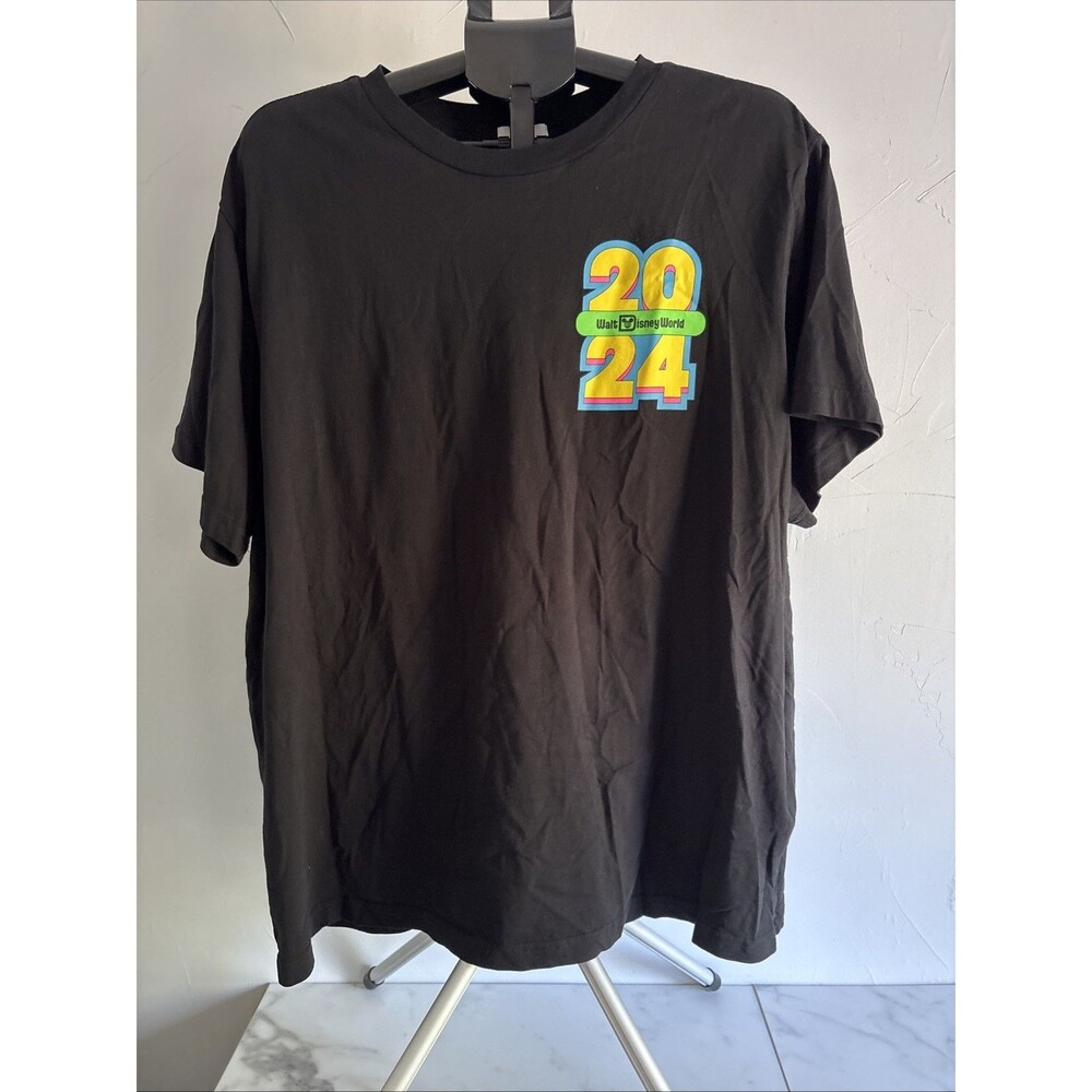 Official Walt Disney World 2024 Graphic T-Shirt Black Mickey Mouse Adult XXL